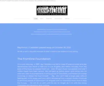 Frontlinefoundation.com(Frontline Foundation) Screenshot