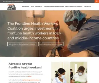 Frontlinehealthworkers.org(Frontline Health Workers Coalition) Screenshot