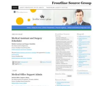 Frontline.jobs(Staffing agency) Screenshot