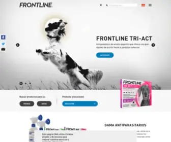 Frontlinemascotas.es(Antiparasitarios & cuidado para perros y gatos) Screenshot