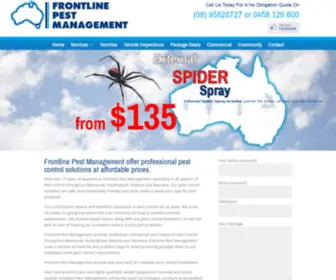 Frontlinepestmanagement.com.au(Pest Control Mandurah) Screenshot