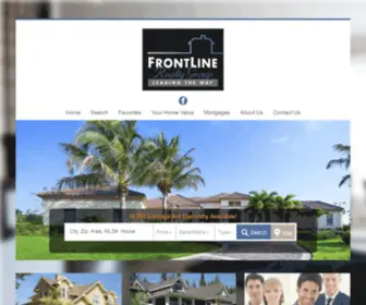 Frontlinerealtygroup.com(Frontline Realty Group) Screenshot