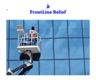 Frontlinerelief.com(FrontLine Relief) Screenshot