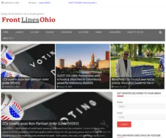 Frontlinesohio.com(Giving You the Bottom Line on Breaking News) Screenshot