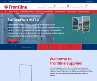 Frontlinesuppliesna.com(Simple, effective infection control solutions) Screenshot