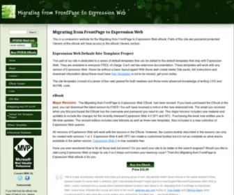 Frontpage-TO-Expression.com(Migrating from FrontPage to Expression Web) Screenshot