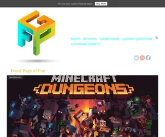 Frontpagegaming.com(Front Page Gaming) Screenshot