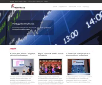 Frontpage.hu(Front Page Communications) Screenshot