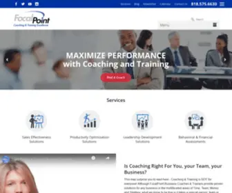 Frontpage.solutions(How do I choose a business coach that is right for me) Screenshot