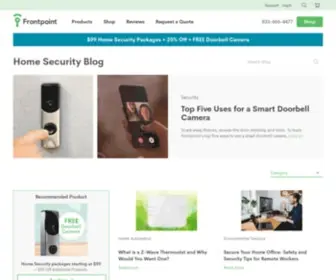 Frontpointblog.com(Home Security Blog) Screenshot