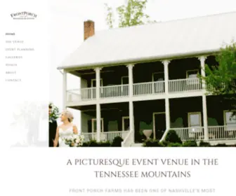 Frontporchfarmstn.com(Nashville Wedding Venue & Event Planning) Screenshot