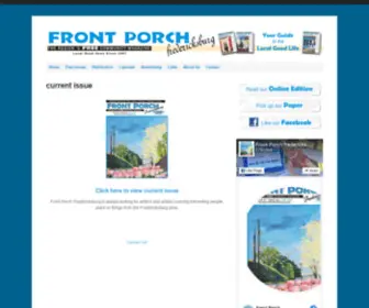 Frontporchfredericksburg.com(Front Porch Fredericksburg) Screenshot