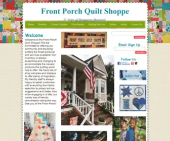 Frontporchquiltshoppe.com(Front Porch Quilt Shoppe) Screenshot