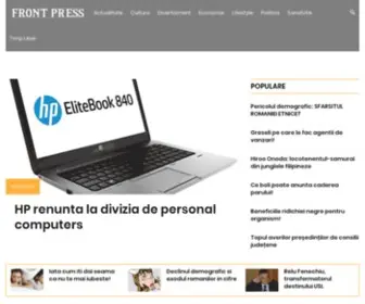 Frontpress.ro(Pe Front Press gasesti tot ce te intereseaza) Screenshot