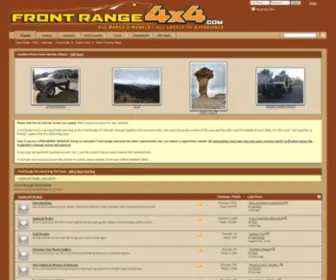 Frontrange4X4.com(Front Range 4x4 Forums) Screenshot