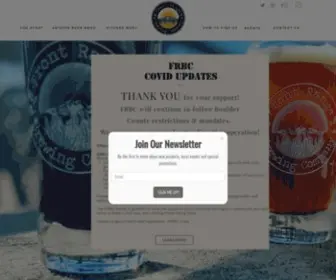 Frontrangebrewingcompany.com(Front Range Brewing) Screenshot