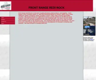 Frontrangeredirock.com(Front Range Redi) Screenshot