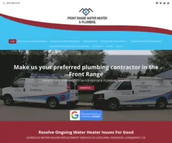 Frontrangewaterheater.com(Frontrangewaterheater) Screenshot