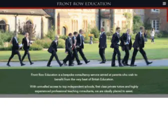 Frontroweducation.co.uk(Front Row Education) Screenshot