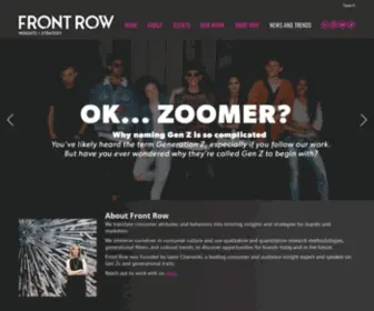 Frontrowinsights.com(Front Row Insights) Screenshot