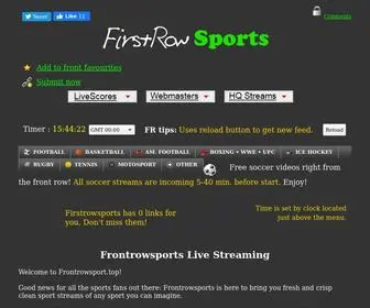 Frontrowsport.top(Frontrowsports streaming) Screenshot