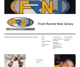 Frontrunnernewjersey.com(Features, Commentaries, Events and People who make up South Jersey) Screenshot