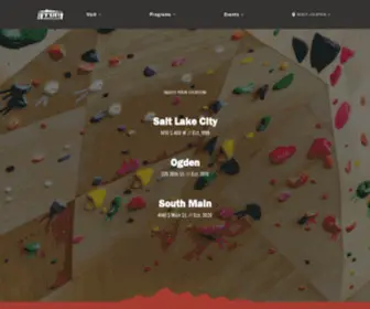 Frontslc.com(The Front Climbing Club) Screenshot
