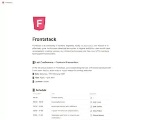 Frontstack.io(Frontstack) Screenshot