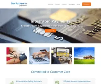 Frontstreampayments.com(FrontStream Payments) Screenshot