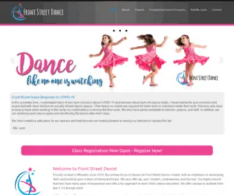 Frontstreetdance.com(Frontstreetdance) Screenshot