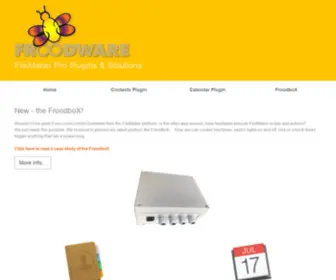 Froodware.com(Froodware develops Filemaker plug) Screenshot