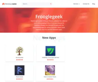 Frooglegeek.com(Trending App and Game Reviews) Screenshot