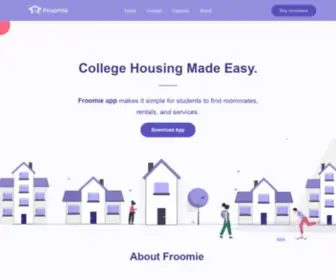 Froomie.io(College Roommates & Rentals) Screenshot