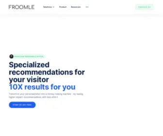 Froomle.ai(Froomle Personalization) Screenshot