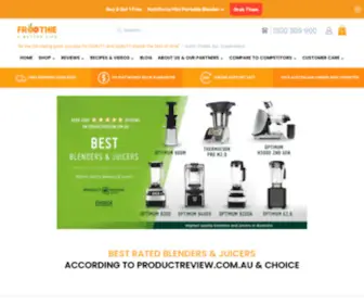 Froothie.com.au(Award Winning Appliances) Screenshot