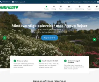 Froruprejser.dk(Find din næste rejse i Danmark og Europa) Screenshot