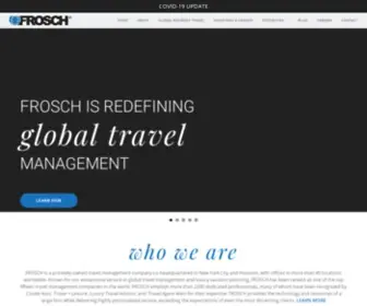 Frosch.com(Global Business Travel Management & Luxury Travel Agency) Screenshot
