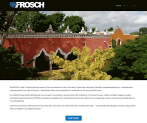 Froschvillas.com(FROSCH Villa Collection) Screenshot