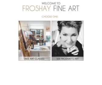 Froshay.com(Froshay Fine Art) Screenshot