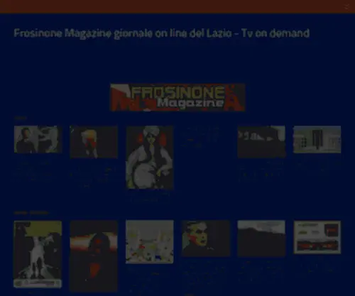 Frosinonemagazine.it(Tv on demand) Screenshot