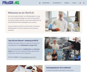 Frosta-AG.com(Die FRoSTA AG) Screenshot