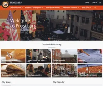 Frostburgcity.org(Discover Frostburg) Screenshot