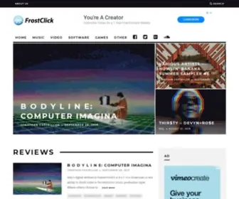 Frostclick.com(Reviews and Links to Best Free Content Online) Screenshot