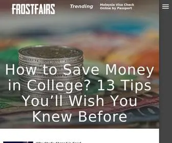 Frostfairs.com(Study Abroad Counselling and Consultancy Blog) Screenshot