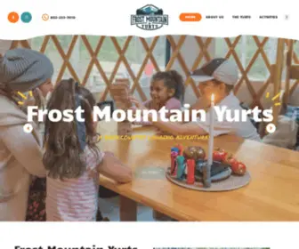 Frostmountainyurts.com(Frost Mountain Yurts) Screenshot