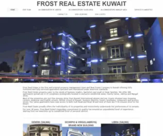 Frostrealestate.net(Apartments for rent in Kuwait) Screenshot