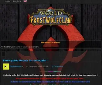 Frostwolfclan.de(Frostwolfclan) Screenshot