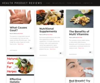 Frostyacres.net(Health product reviews) Screenshot