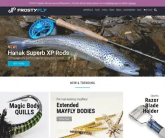 Frostyfly.com(Shop for the best in realistic flies & fly tying materials. Inventive) Screenshot