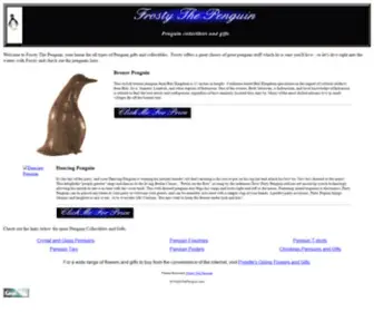 Frostythepenguin.com(Frosty The Penguin Collectibles and Gifts) Screenshot